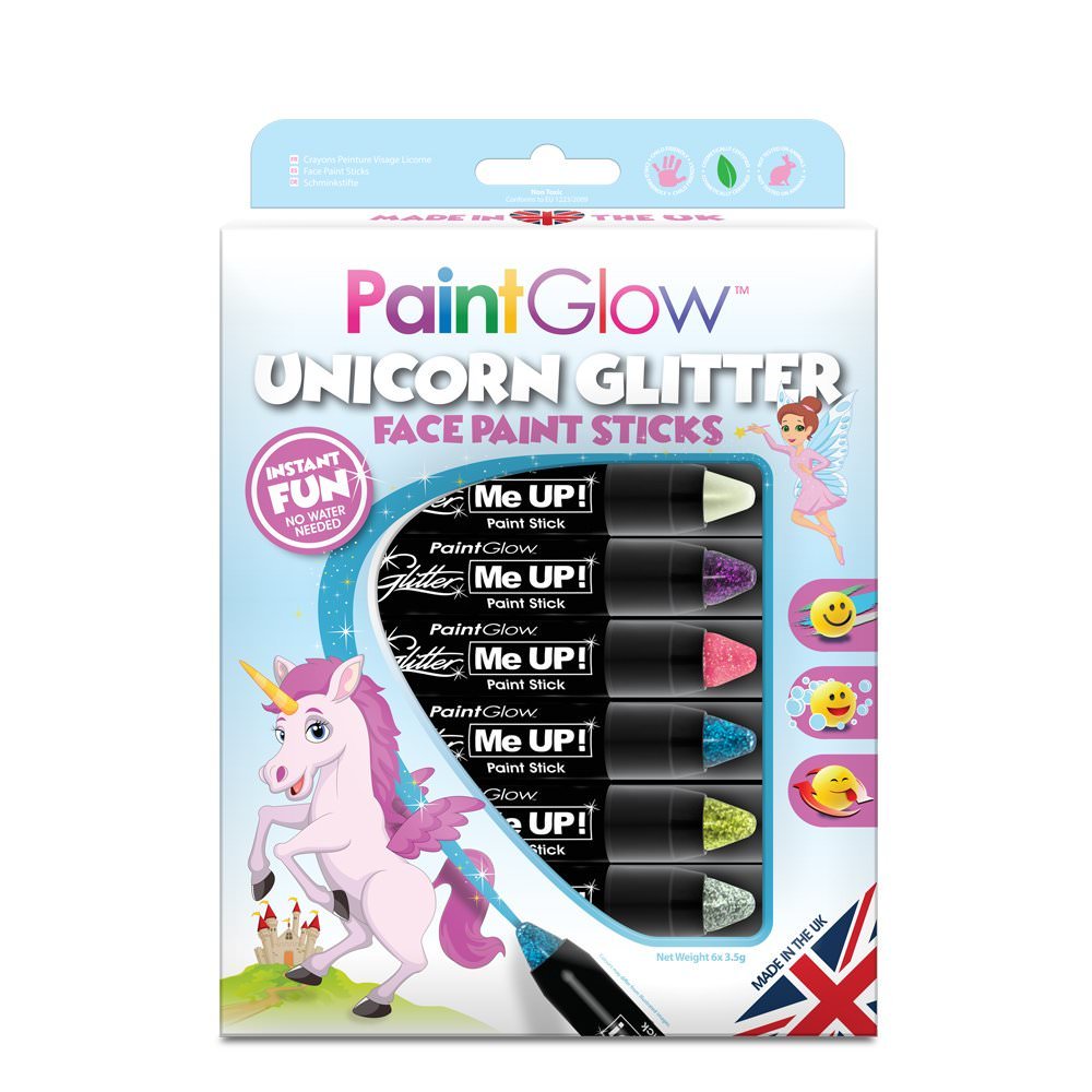 Unicorn Glitter Paint Sticks